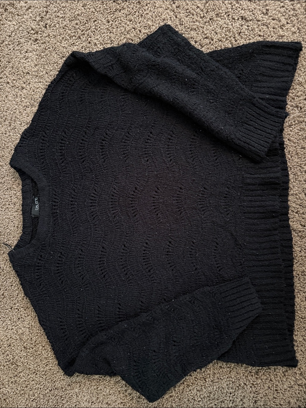 Black Crewneck Sweater - Women